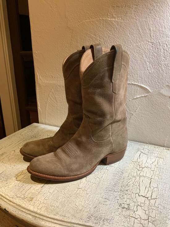 Tecovas Suede Cowboy Boots Men\'s Size 9D The Earl Boots main image 7